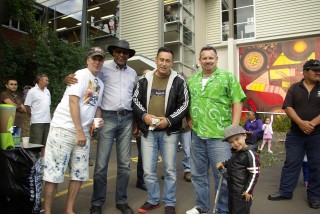 Lawrence, Josh, Kevin and Russ all helped arrange events like the Fathers Day picnic at Ambury park 2013..happy dads