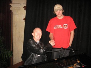 jordandave (Former) teen idol Dave Dobbyn meets teen dad Jordan Cairns