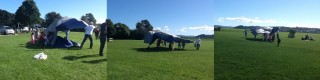 Flying travelling carpet tarpaulin